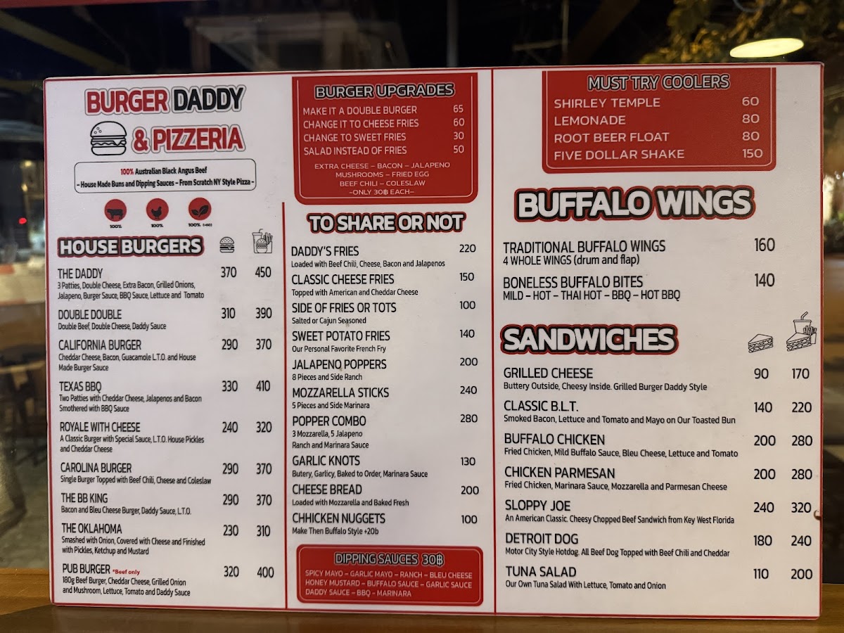 Burger Daddy Menu - Image 5